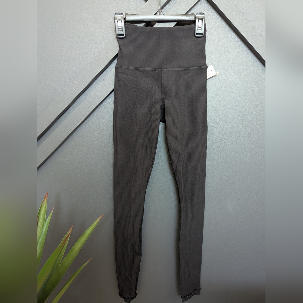 Athleta Elation Rib Tight in Black, Size XXS